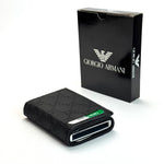 Gucci GG Monogram Vertical Wallet – Black