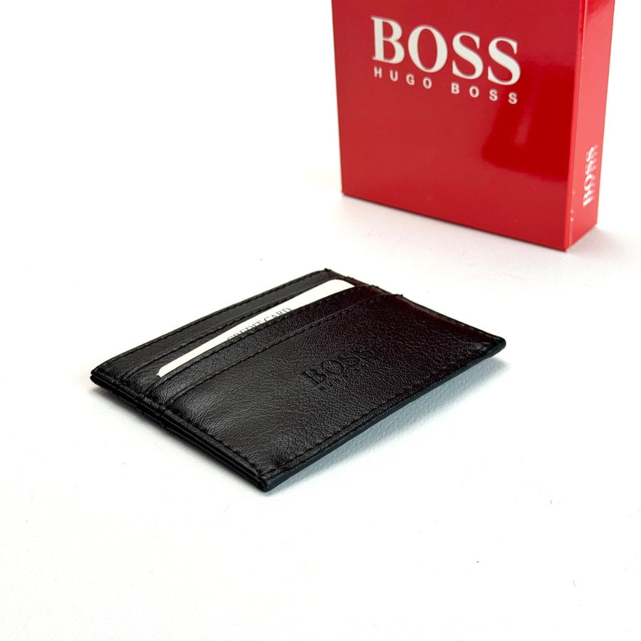 BOSS Minimal Cardholder – Black