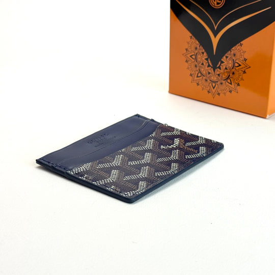Goyard Slim Cardholder – Navy