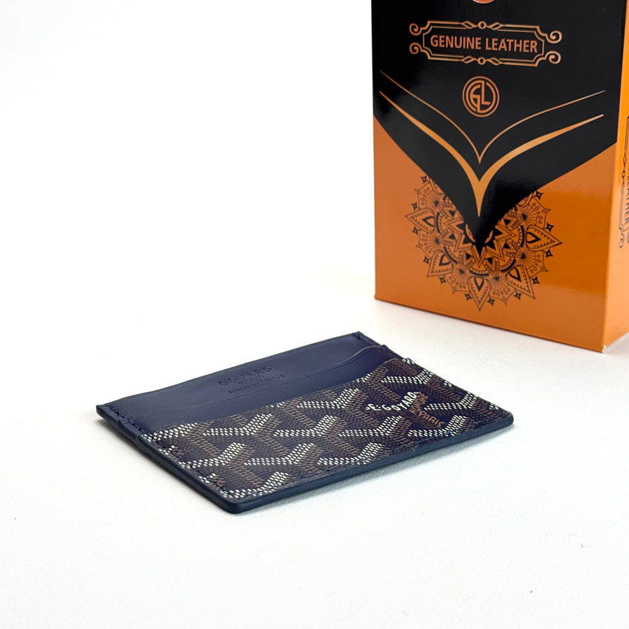 Goyard Slim Cardholder – Navy