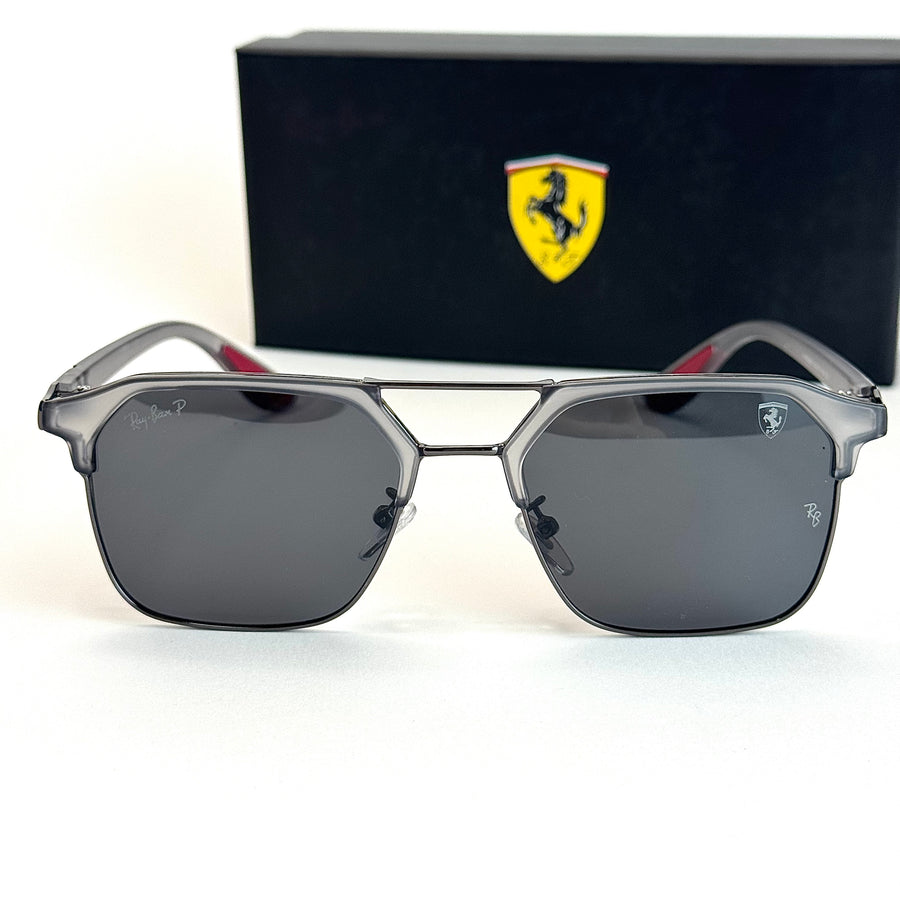 Ray-Ban RB4365M Ferrari – Black Gold Gradient