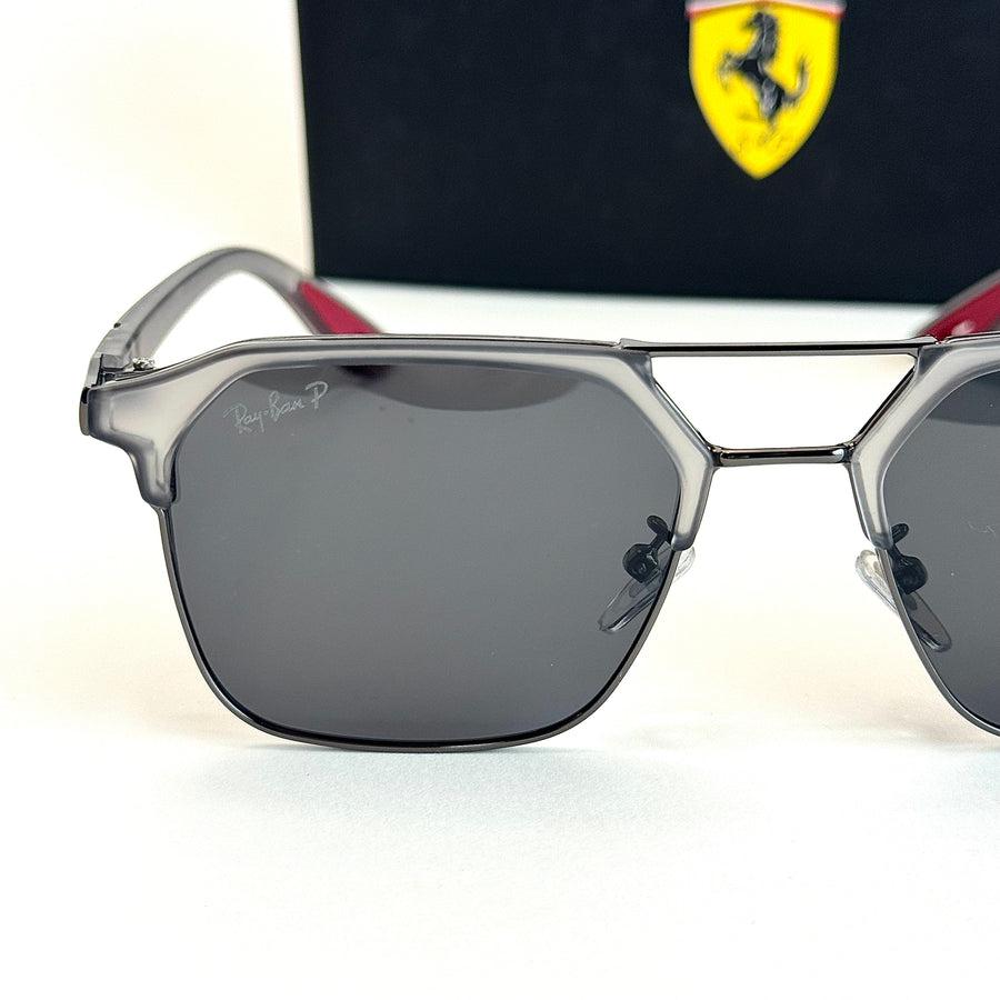 Ray-Ban RB4365M Ferrari – Black Gold Gradient