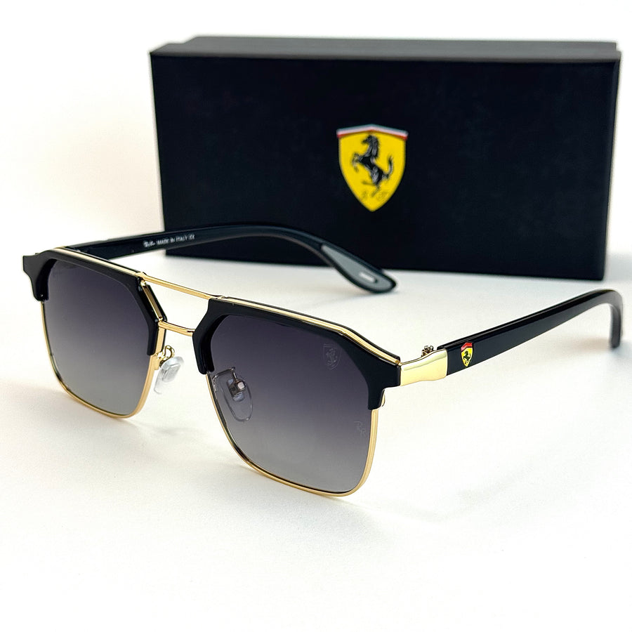 Ray-Ban RB4365M Ferrari – Black Gold Gradient