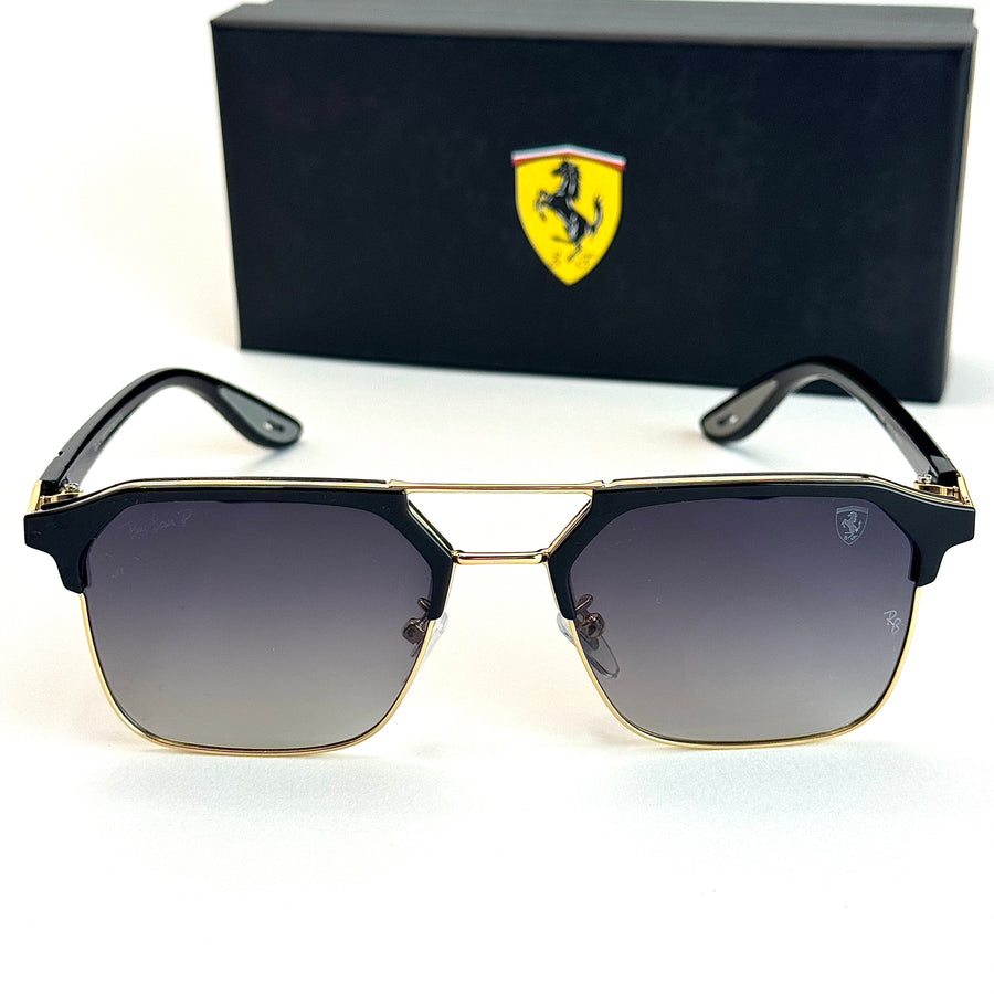 Ray-Ban RB4365M Ferrari – Black Gold Gradient