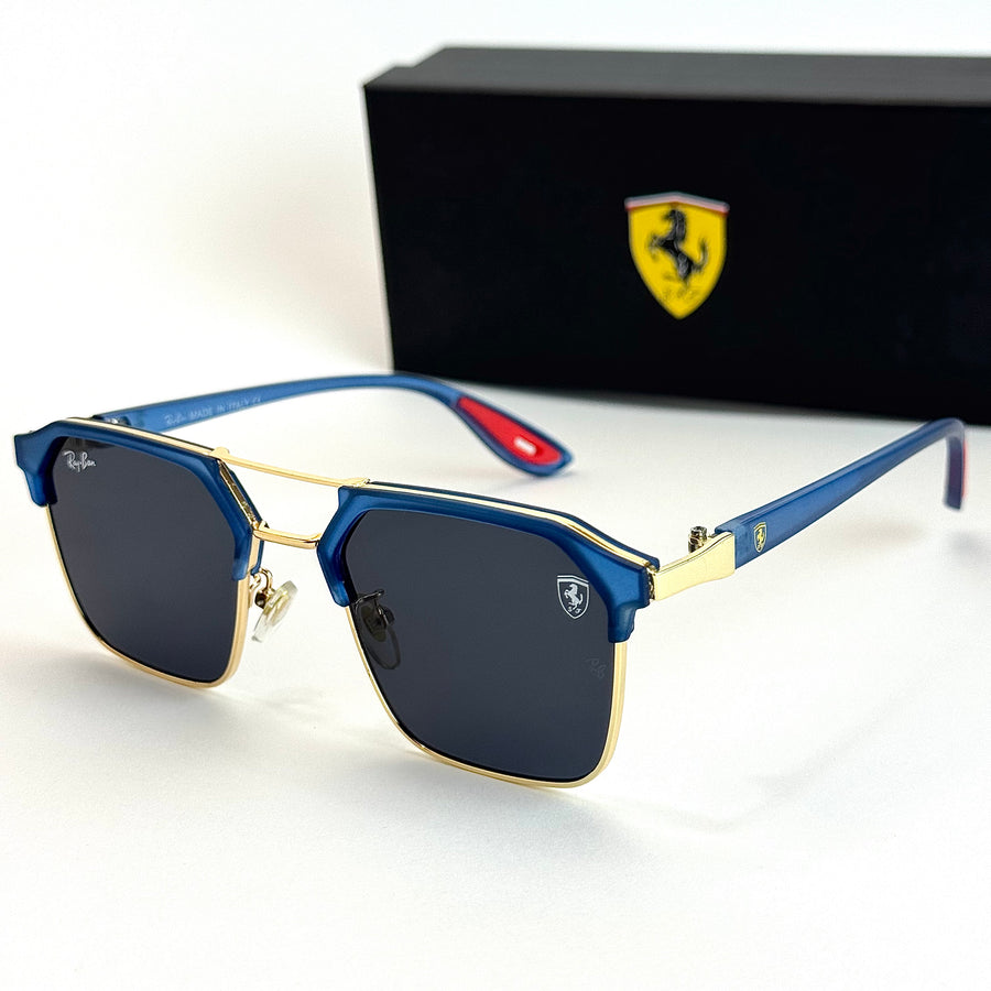 Ray-Ban RB4365M Ferrari – Blue Gold