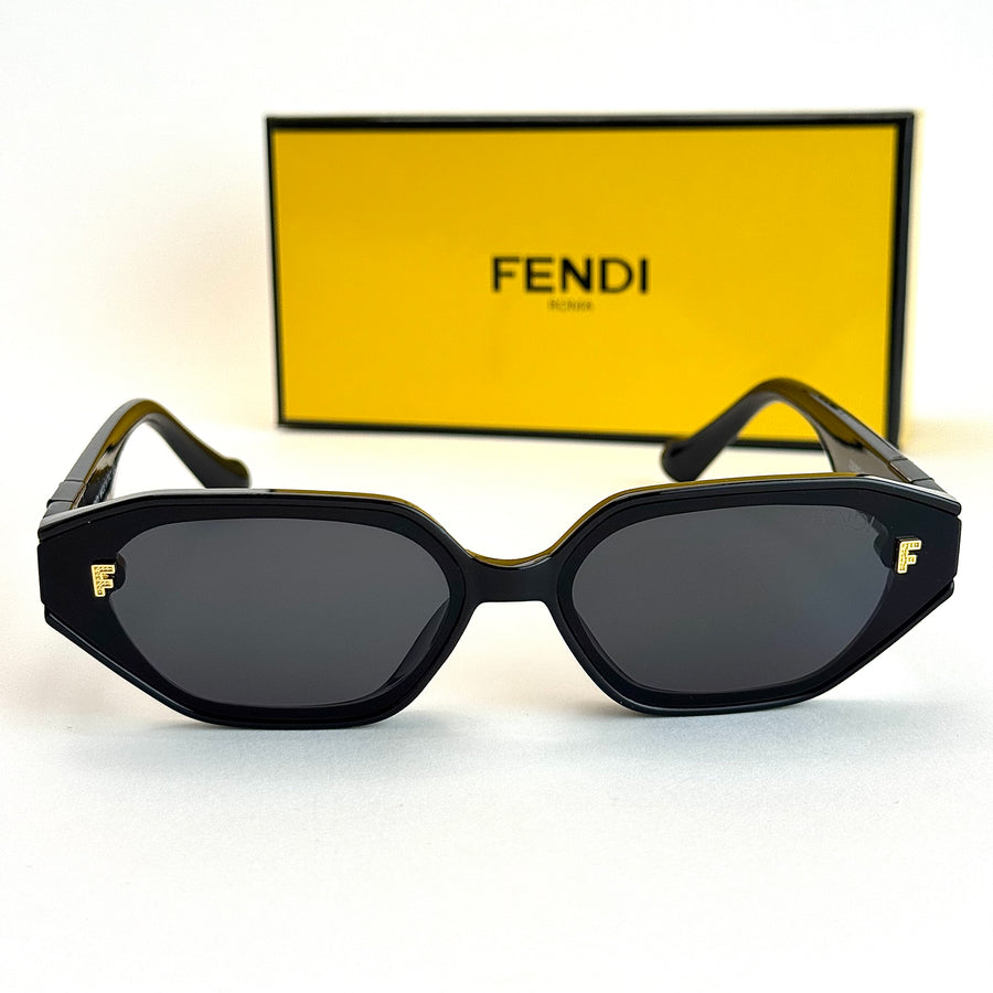 Fendi FF Frame – Black Gold