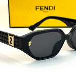 Fendi FF Frame – Black Gold