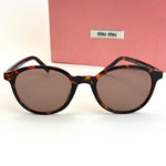 Miu Miu Classic Round – Tortoise Brown