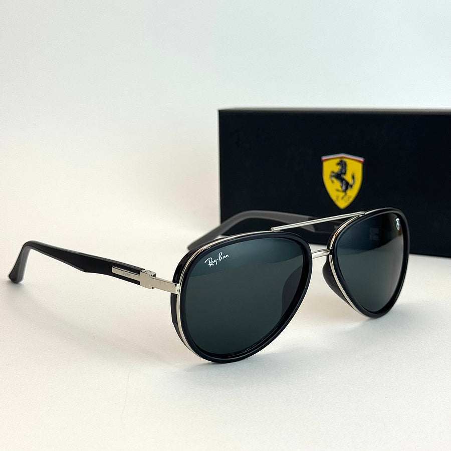 Ray-Ban Ferrari Aviator - Silver Black