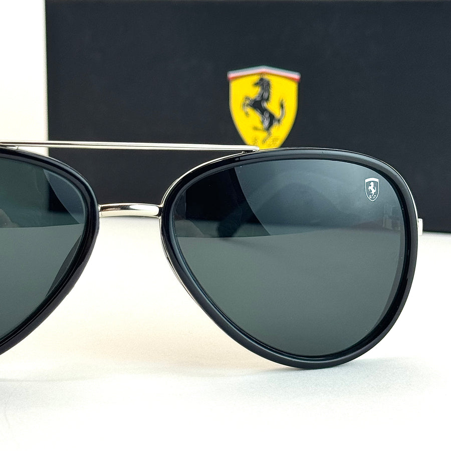 Ray-Ban Ferrari Aviator - Silver Black