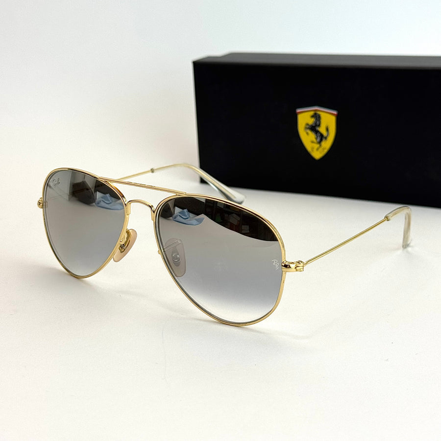Ray-Ban Aviator RB-3025 – Gold Silver