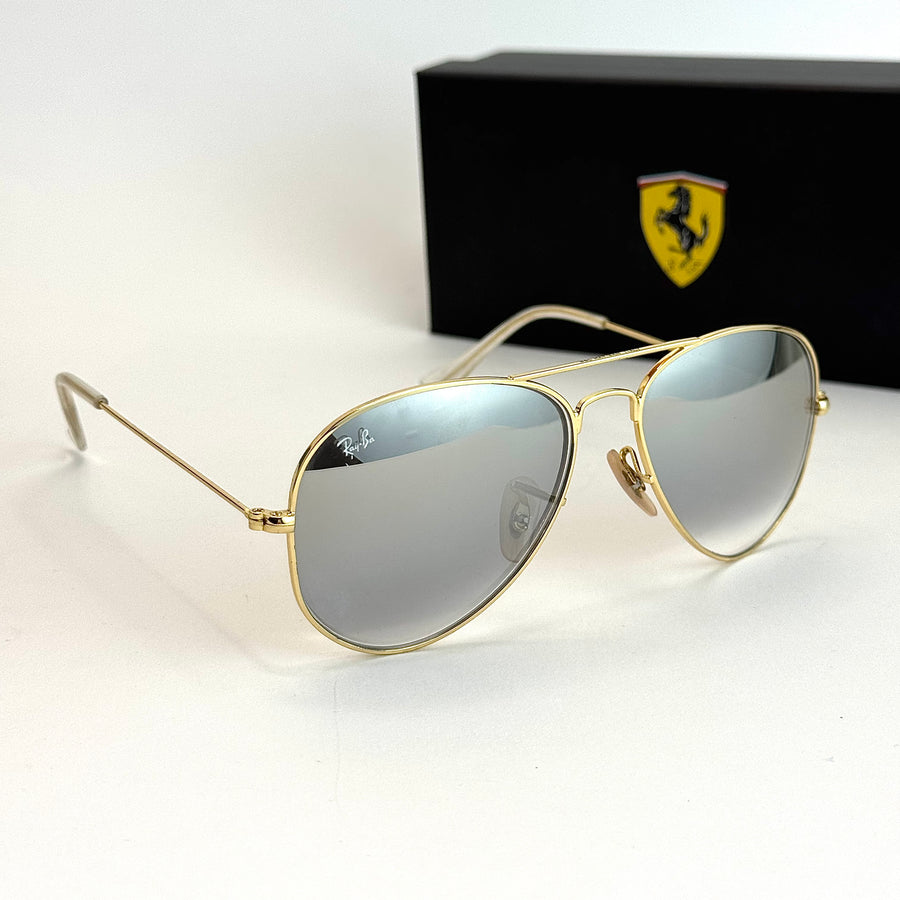 Ray-Ban Aviator RB-3025 – Gold Silver