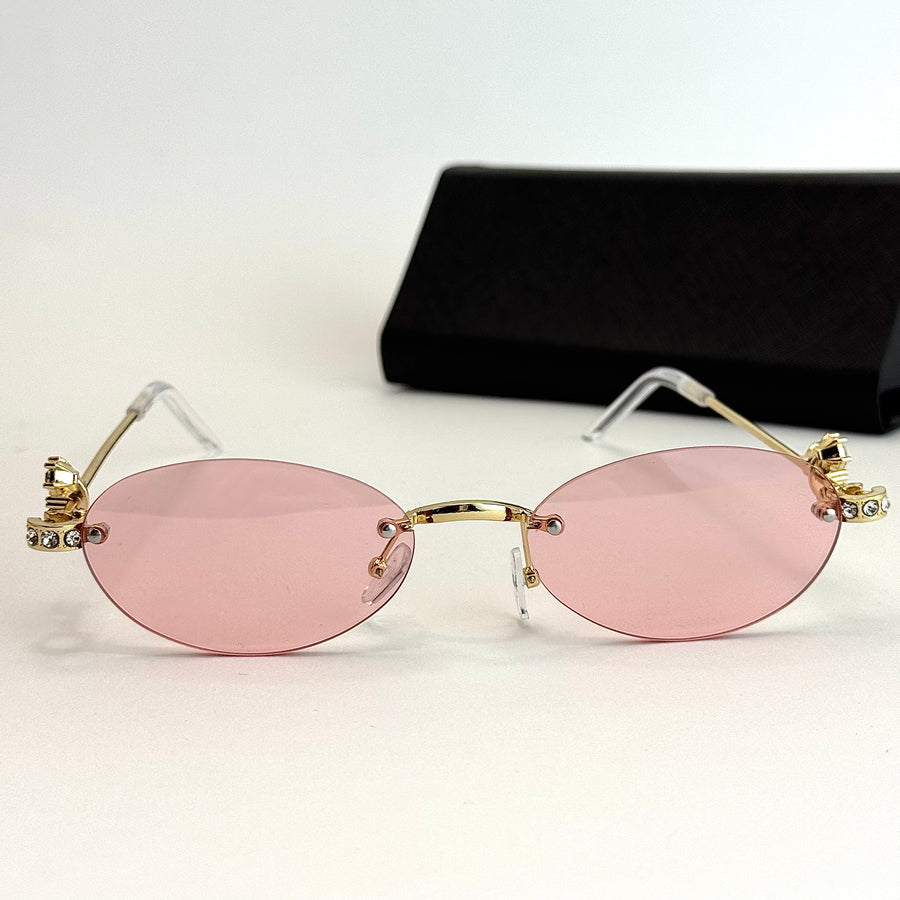 Chrome Hearts CH-1187 – Gold Pink