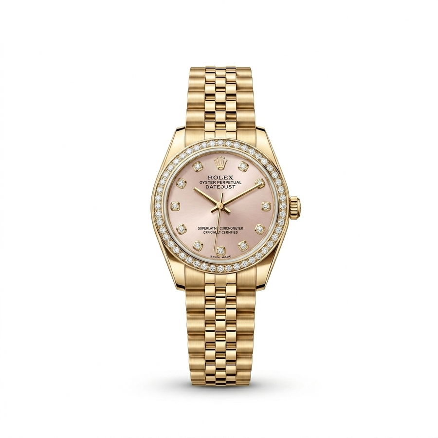 Rolex Datejust RD-3310 – Gold Pink Diamond (For Her)