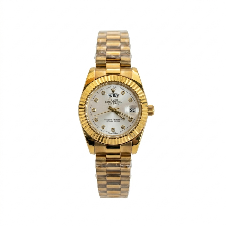 Rolex Day-Date – Gold White (For Her)