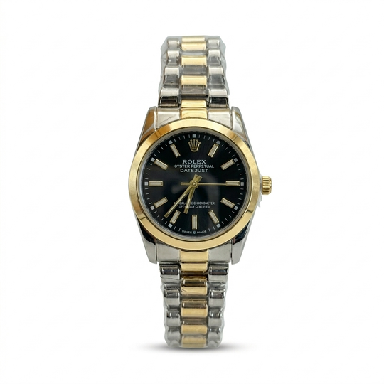 Rolex Datejust – Two Tone Black Gold (For Her)