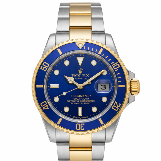 Rolex Submariner Date – Silver Gold Blue