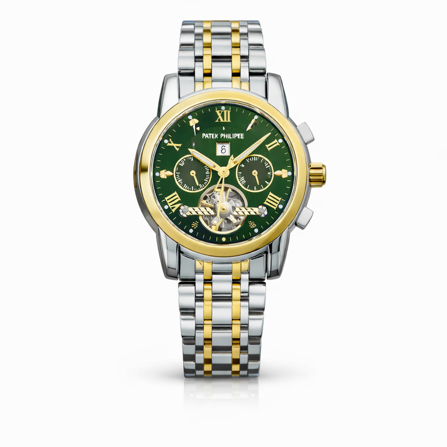 Patek Philippe Two-Tone Automatic  – Green Silver Gold