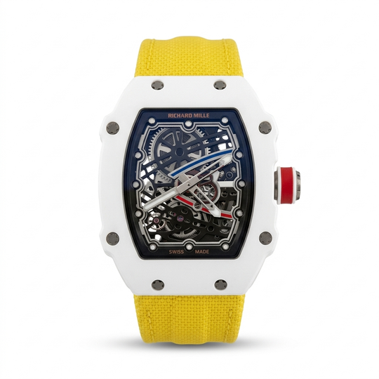 Richard Mille Candy Skeleton – White Yellow