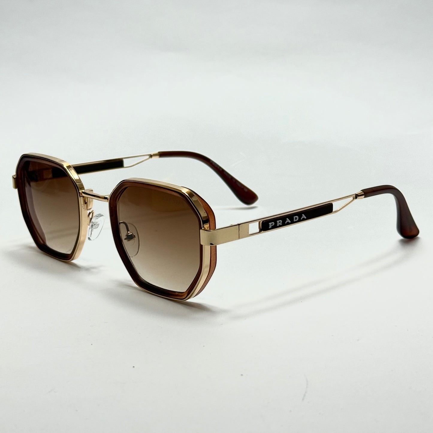 Prada SPR 58Y - Gold Brown Gradient