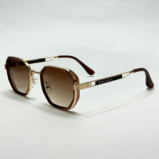 Prada SPR 58Y - Gold Brown Gradient