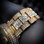 Miss Fox Leopard Crystal Watch - Crystal Clear (for her)