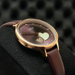 Curren Heart Dial Blanche - Rose Gold (For Her)