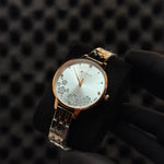 Curren Blanche Floral Watch - Rose Gold (for her)