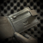 EA Leather Wallet - Black