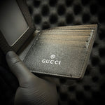 GG Stripe Wallet - Black