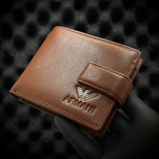 EA Leather Wallet - Brown