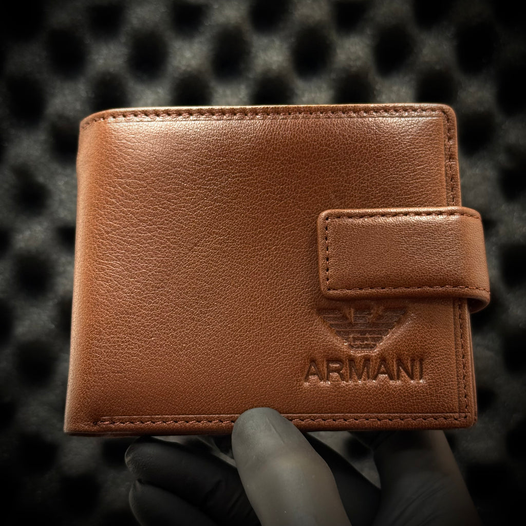 EA Leather Wallet - Brown