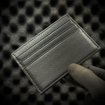 Hermès Paris Leather Card Holder - Black