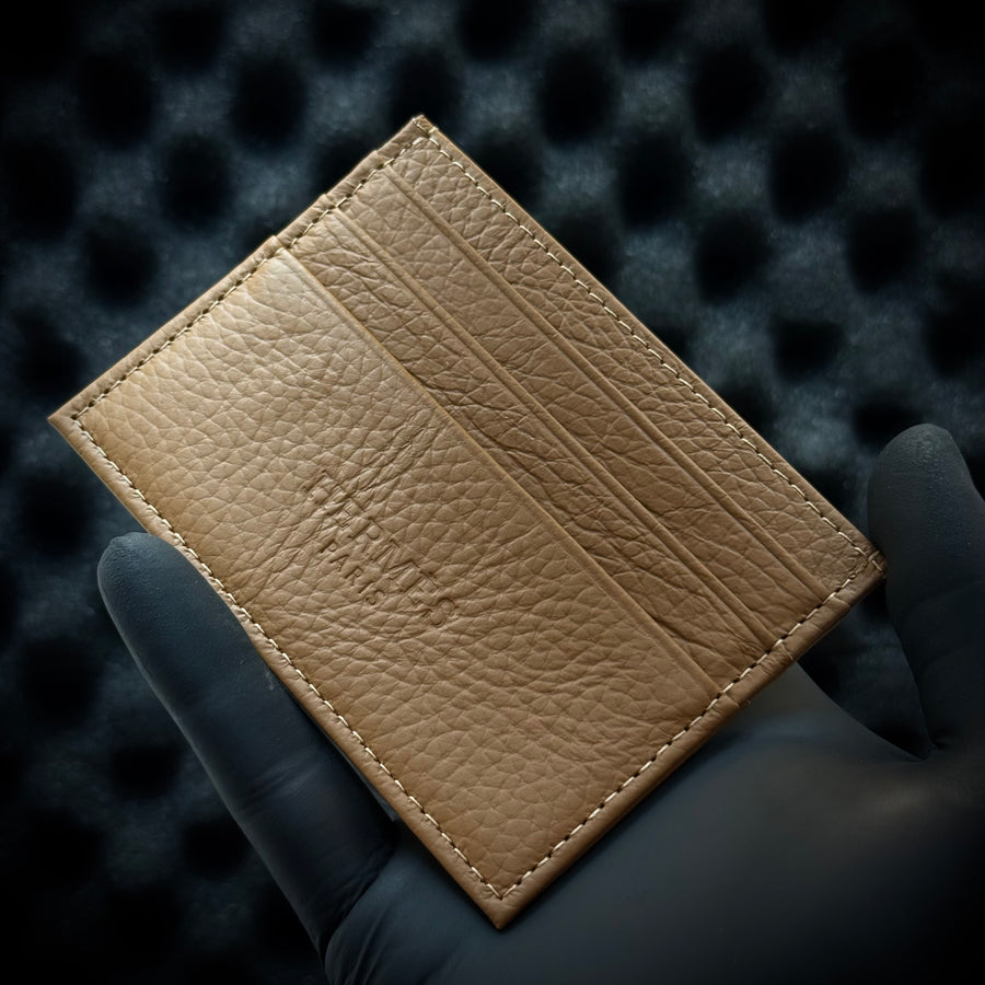 Hermès Paris Leather Card Holder - Black