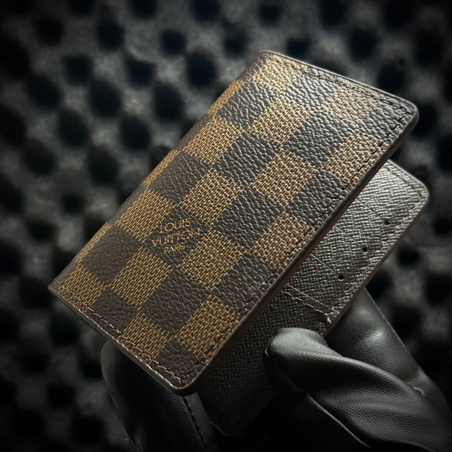 Louis Vuitton Damier Vertical Wallet – Brown