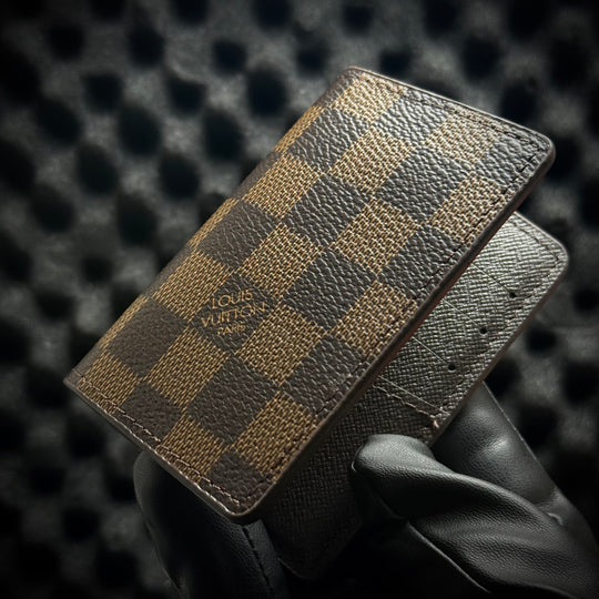 Louis Vuitton Damier Vertical Wallet – Brown