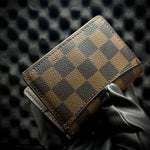 Louis Vuitton Damier Vertical Wallet – Brown