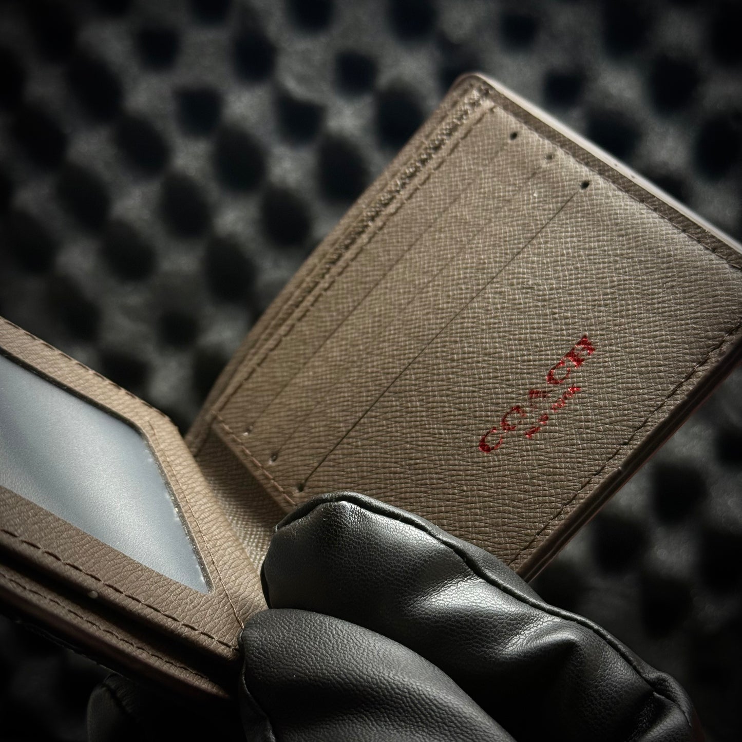 Coach Signature Canvas Wallet – Brown