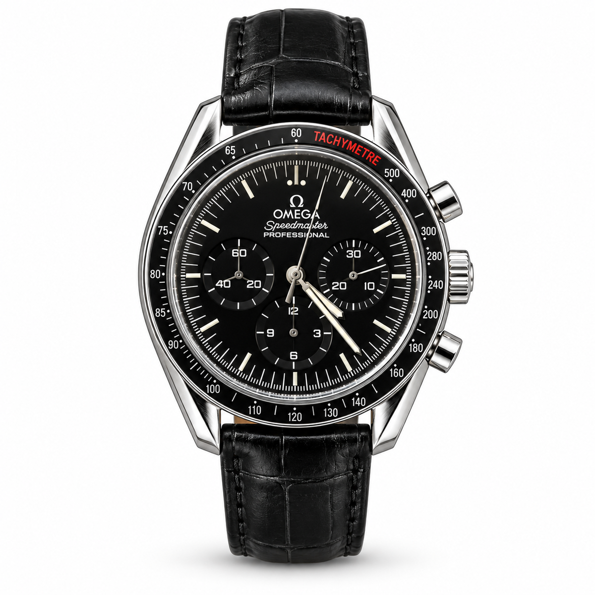 Omega Speedmaster Professional Moonwatch – Black Dial & Leather Strap