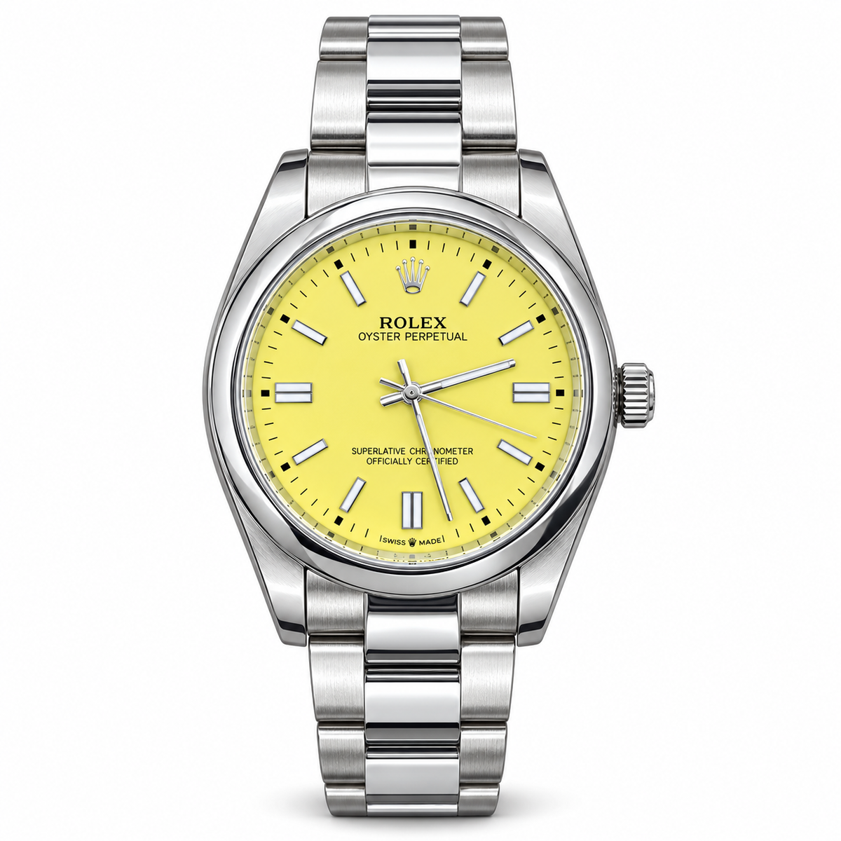 Rolex Oyster Perpetual – Silver Yellow